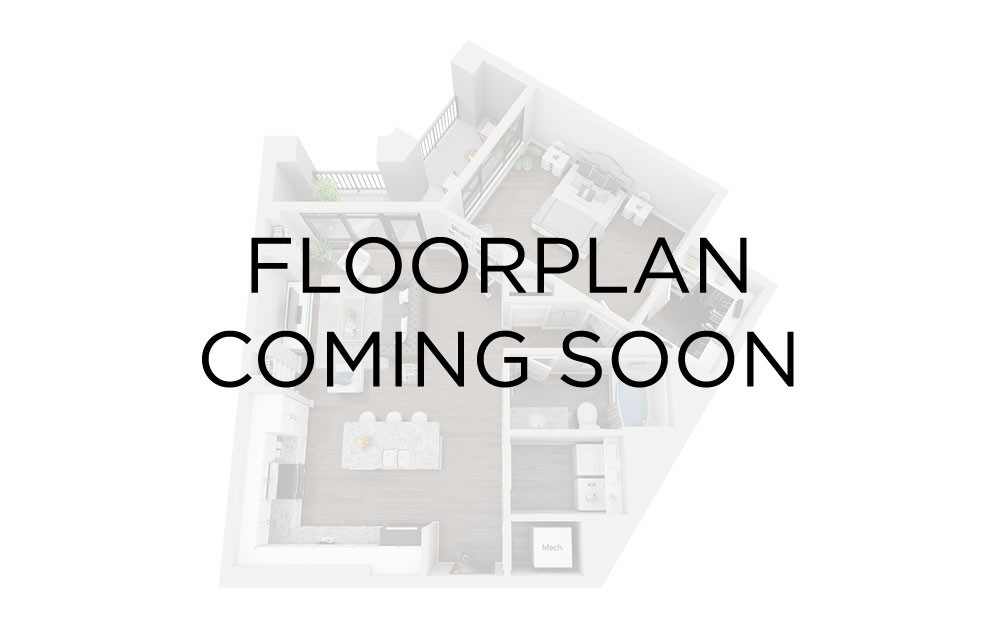 1100E - 3 bedroom floorplan layout with 3.5 bathrooms and 2437 square feet